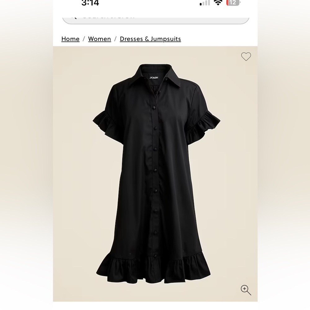 JCrew poplin dress